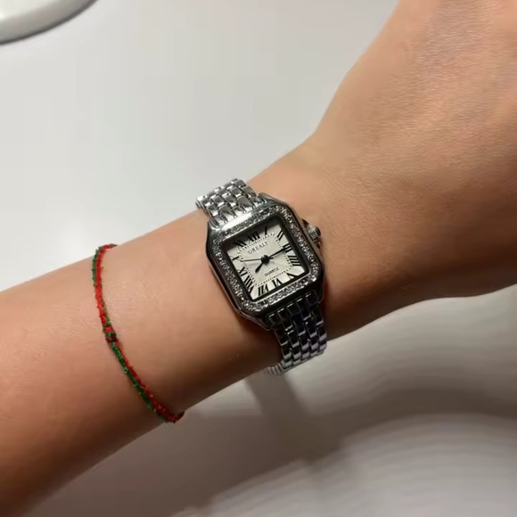 Classic Silver Square Watch main image 10